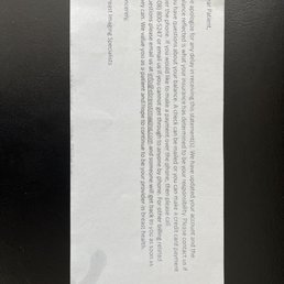 The note to apologize for the delay in billing (work until in 2019, and billed in 2021) The note to apologize for the delay in billing (work until in 2019, and billed in 2021)
