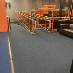 SkyTower and foam zone closed