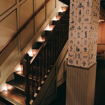 BOBO - stairs leading to upper level where the dining room is - French Near Me - New York, New York