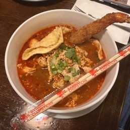 Chicken Tom Yum Noodle Soup