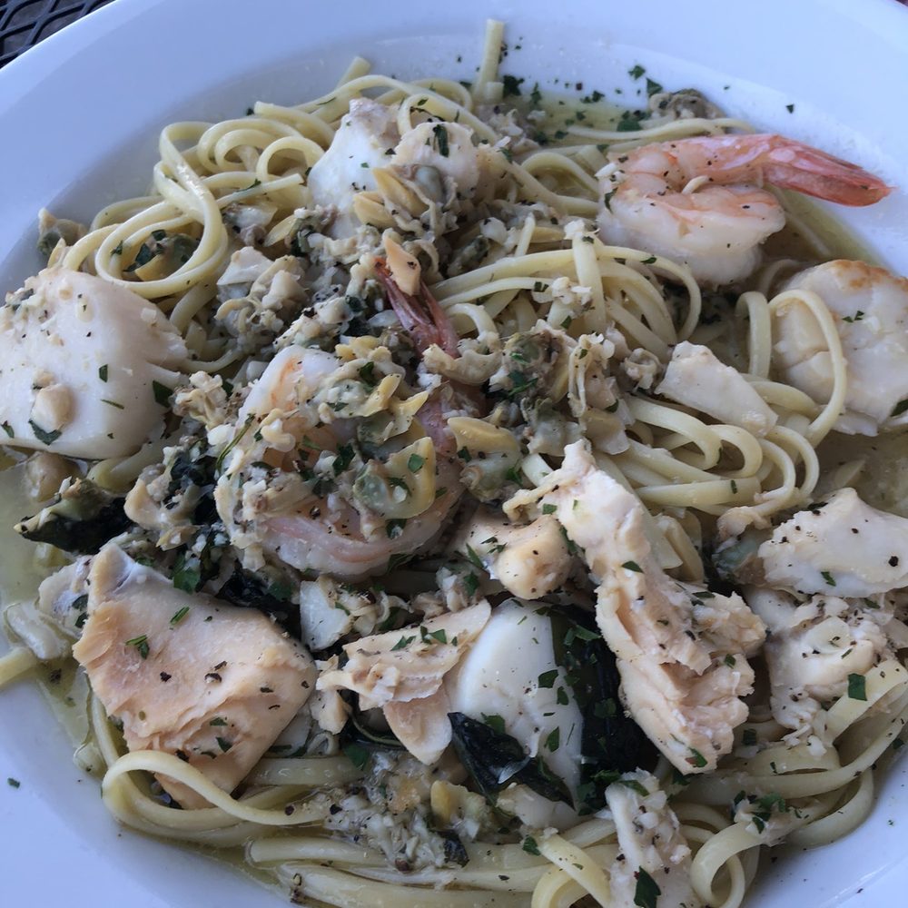 JP's Bistro - Seafood marinara with white sauce. SO much fresh seafood! Delicious - Italian Near Me - Falmouth, Maine JP's Bistro - Seafood marinara with white sauce. SO much fresh seafood! Delicious - Italian Near Me - Falmouth, Maine