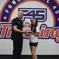 F45 Training  - Carle Place - Owner Rocky with his Wife Nicole