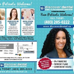 Discover Dental - Braces Invisalign Cosmetic Dentistry Dental Hygiene and Laser Gum Therapy Zoom Whitening Dental Emergencies