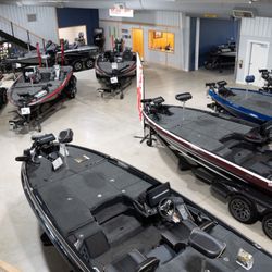 Foothills Marine - Check out our selection of new bass boats at the front of the store!