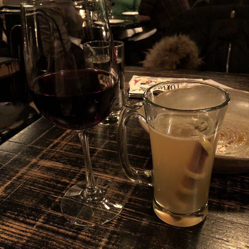 Fulton Market Kitchen - Journeyman & FMK Cider + cab sav glass of wine. Cider was good, but wouldn't get again. - New American Near Me - Chicago, Illinois Fulton Market Kitchen - Journeyman & FMK Cider + cab sav glass of wine. Cider was good, but wouldn't get again. - New American Near Me - Chicago, Illinois