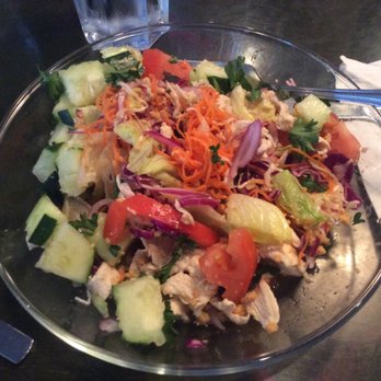 Lime Leaf - Chicken Thai salad, salty and vinegary with slight fishy taste - Thai Near Me - Charlottesville, Virginia