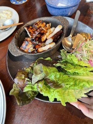 Photo of Momofuku Ssam Bar - New York, NY, US. Pork belly ssam