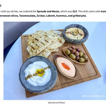 Bar Helios - A theme park food blog post from April showing the dish with taramasalata included. - Seafood Near Me - Orlando, Florida Bar Helios - A theme park food blog post from April showing the dish with taramasalata included. - Seafood Near Me - Orlando, Florida
