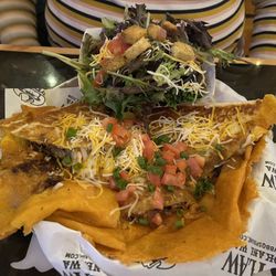 Outlaw BBQ - Brisket Quesadilla w/Side Salad