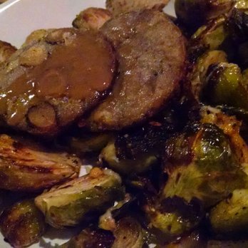 Roost - Hazelnut sausage and sprouts, very little dry and chewy sausage. Sprouts were good. - American Near Me - Buffalo, New York Roost - Hazelnut sausage and sprouts, very little dry and chewy sausage. Sprouts were good. - American Near Me - Buffalo, New York