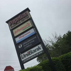 Walgreens - Milford Walgreens -- Papelian Shopping Center : 91 Prospect Street / Route 140, Milford Sign