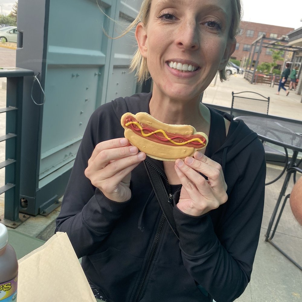 Button Rock Bakery Lafayette - Hot dog sugar cookie - Desserts Near Me - Lafayette, Colorado Button Rock Bakery Lafayette - Hot dog sugar cookie - Desserts Near Me - Lafayette, Colorado