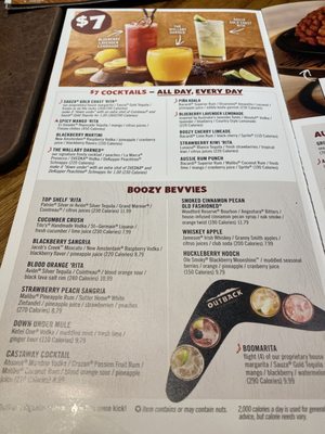 Menu photo 6 Outback Steakhouse Charlotte, NC Menu photo 6 Outback Steakhouse Charlotte, NC
