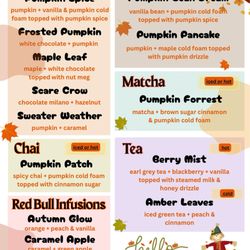 Winston's Coffee - FALL MENU NOW OUT
