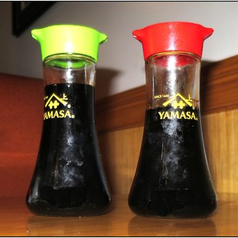 China Han Restaurant - Soy sauce. The green top means less or no salt. To those of you just said "I already knew that" I offer a heartfelt raspberry pfffffff - Chinese Near Me - Friendswood, Texas China Han Restaurant - Soy sauce. The green top means less or no salt. To those of you just said "I already knew that" I offer a heartfelt raspberry pfffffff - Chinese Near Me - Friendswood, Texas