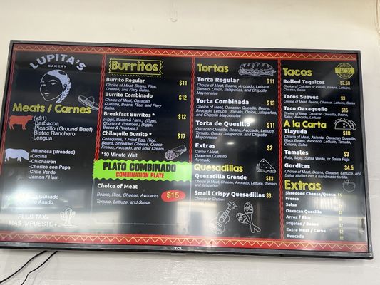 Menu photo 1 Lupita's Bakery Seaside, CA