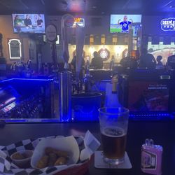Mozzarella sticks and cold yuengling.