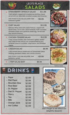 Menu photo 8 Leo's Place Cleveland, OK