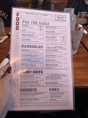 Menu photo 1 Madison Social Tallahassee, FL