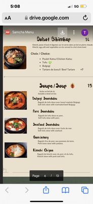 Menu photo 6 Sam Cha Montreal, QC