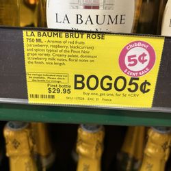 La Baume Noir Brut Rose of Pinot Noir 750ml