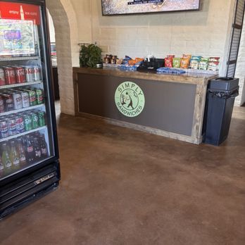 Simply Sandwiches - Bar with their chips, utensils. - Sandwiches Near Me - Oracle, Arizona