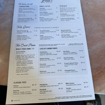 Leela's Wine Bar - Uptown - Menu - Pizza Near Me - Dallas, Texas Leela's Wine Bar - Uptown - Menu - Pizza Near Me - Dallas, Texas