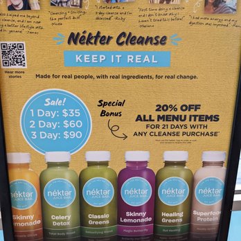 Nekter Juice Bar - Nekter Cleanse - Juice Bars & Smoothies Near Me - Long Beach, California