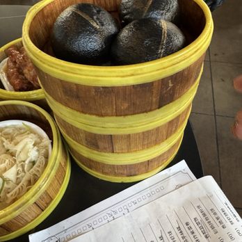 Kapiolani Seafood Restaurant - Lava salted egg custard buns - Dim Sum Near Me - Honolulu, Hawaii