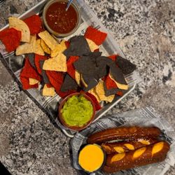 The Fifth Local Eatery And Alehouse - Guac + salsa / Pretzels + cheese