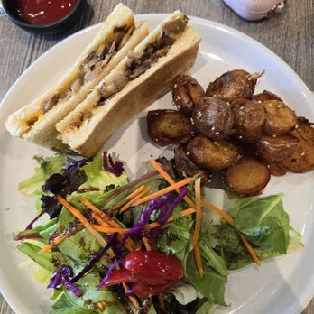 Cafe N One - Grilled Cheesy Mushroom Sando - Desserts Near Me - Markham, Ontario