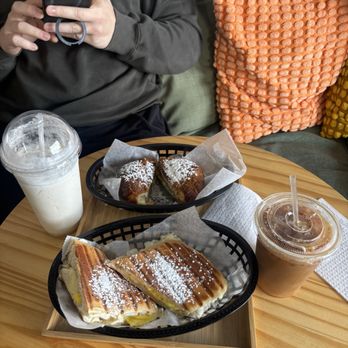 Mi Cafecito Spot - The egg sandwich and turkey cheese on croissant - Used Bookstore Near Me - Woodbury, New Jersey Mi Cafecito Spot - The egg sandwich and turkey cheese on croissant - Used Bookstore Near Me - Woodbury, New Jersey