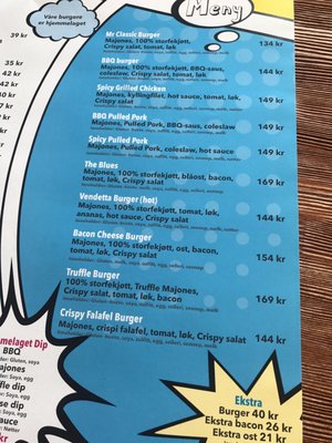 Menu photo 2 SuperHero Burger Torget Trondheim, 16 Menu photo 2 SuperHero Burger Torget Trondheim, 16