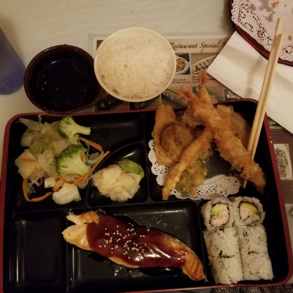 Kyoto - Shrimp teriyaki combo, good amount of food but mediocre taste. - Japanese Near Me - Santa Barbara, California