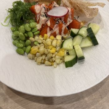 Myomi Sushi - Tuna poke with very spicy sauce - Sushi Bars Near Me - Richmond, British Columbia Myomi Sushi - Tuna poke with very spicy sauce - Sushi Bars Near Me - Richmond, British Columbia