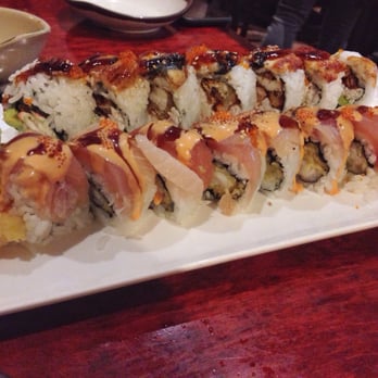 Joy Sushi - Giant roll and white sumo roll - Sushi Bars Near Me - San Mateo, California Joy Sushi - Giant roll and white sumo roll - Sushi Bars Near Me - San Mateo, California