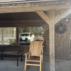 Hurley Hardware - Wooden rocking chair