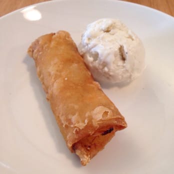 Purple Patch - Turon with scoop of vanilla bean ice cream - Filipino Near Me - Washington, DC, District of Columbia Purple Patch - Turon with scoop of vanilla bean ice cream - Filipino Near Me - Washington, DC, District of Columbia