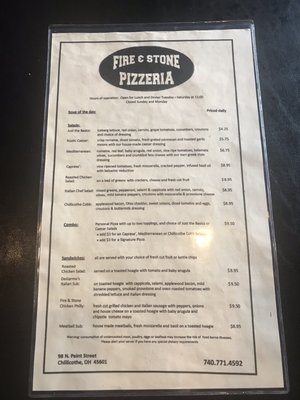 Menu photo 2 Fire & Stone Pizzeria Chillicothe, OH