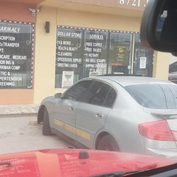 Dollar Rx Pharmacy - Crackhead spot. Limited quantities. Extremely dusty. Slow a d poor customer service.