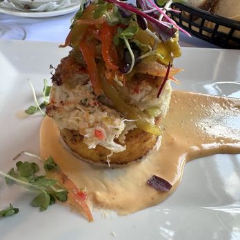 512bistro Bar Restaurant - Alaska Crab Cake with polenta - Salad Near Me - Briarcliff Manor, New York 512bistro Bar Restaurant - Alaska Crab Cake with polenta - Salad Near Me - Briarcliff Manor, New York