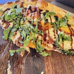 This was the current special with goat cheese and peaches. This was the current special with goat cheese and peaches.