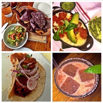 Ofrenda - Guacamole, queso flameado, blood orange margarita, carnitas taco - Mexican Near Me - New York, New York Ofrenda - Guacamole, queso flameado, blood orange margarita, carnitas taco - Mexican Near Me - New York, New York