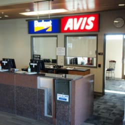 AVIS/Budget Rent-a-Car Counter located inside the Rapid City Regional Airport.