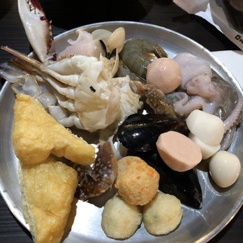 Shabuya - Bluewater crab, shrimp/fish balls, squid, fried tofu and shrimp. All you can eat!!! - Hot Pot Near Me - Concord, California