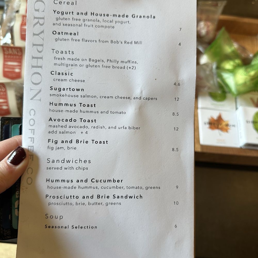 Gryphon Cafe - Coffee & Tea Near Me - Wayne, Pennsylvania