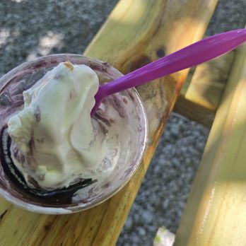 Polly's Freeze - Blackberry flavor - Ice Cream & Frozen Yogurt Near Me - Georgetown, Indiana Polly's Freeze - Blackberry flavor - Ice Cream & Frozen Yogurt Near Me - Georgetown, Indiana