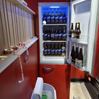 Kotu Korean BBQ - Cool beer fridge that runs very cold - Korean Near Me - Tucson, Arizona