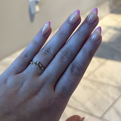 Envy Nail And Spa - Acrylics almond French tips.