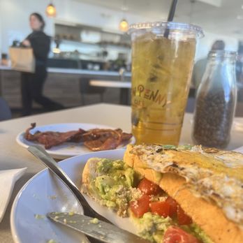 New Penny Cafe - Avocado Toast with Fried Egg - Cocktail Bars Near Me - Avondale, Arizona
